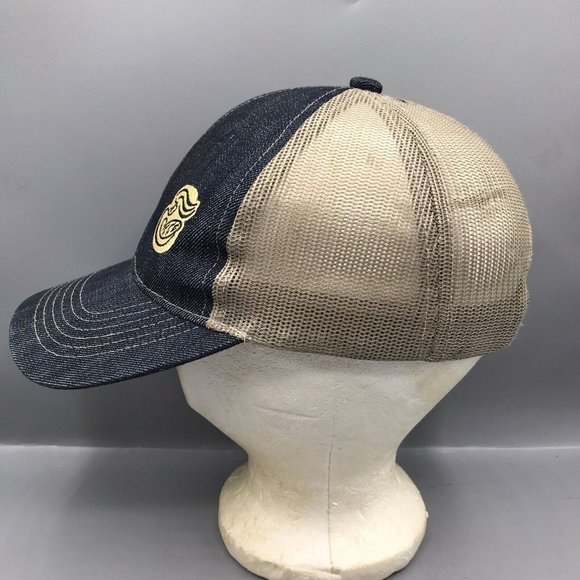 Panera Bread Employee Cap Hat Adult Adjustable Blue Denim Mesh Poly Cotton - Picture 4 of 6